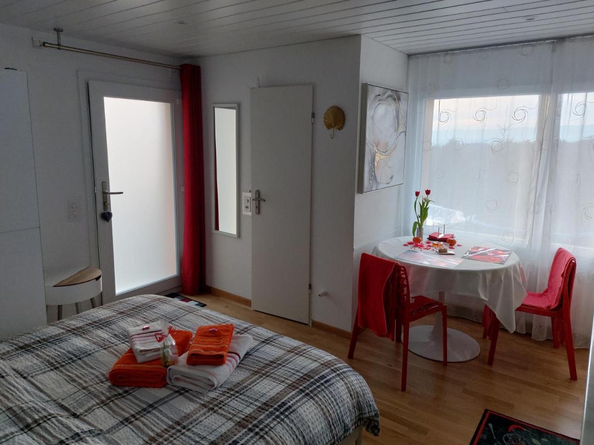 Beau Studio Avec Terrasse Et Vue Exclusivement Pour Non Fumeurs Belmont-sur-Lausanne Exterior foto